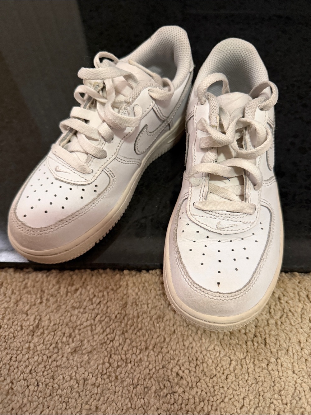 Nike Kids White Low-Top Sneakers